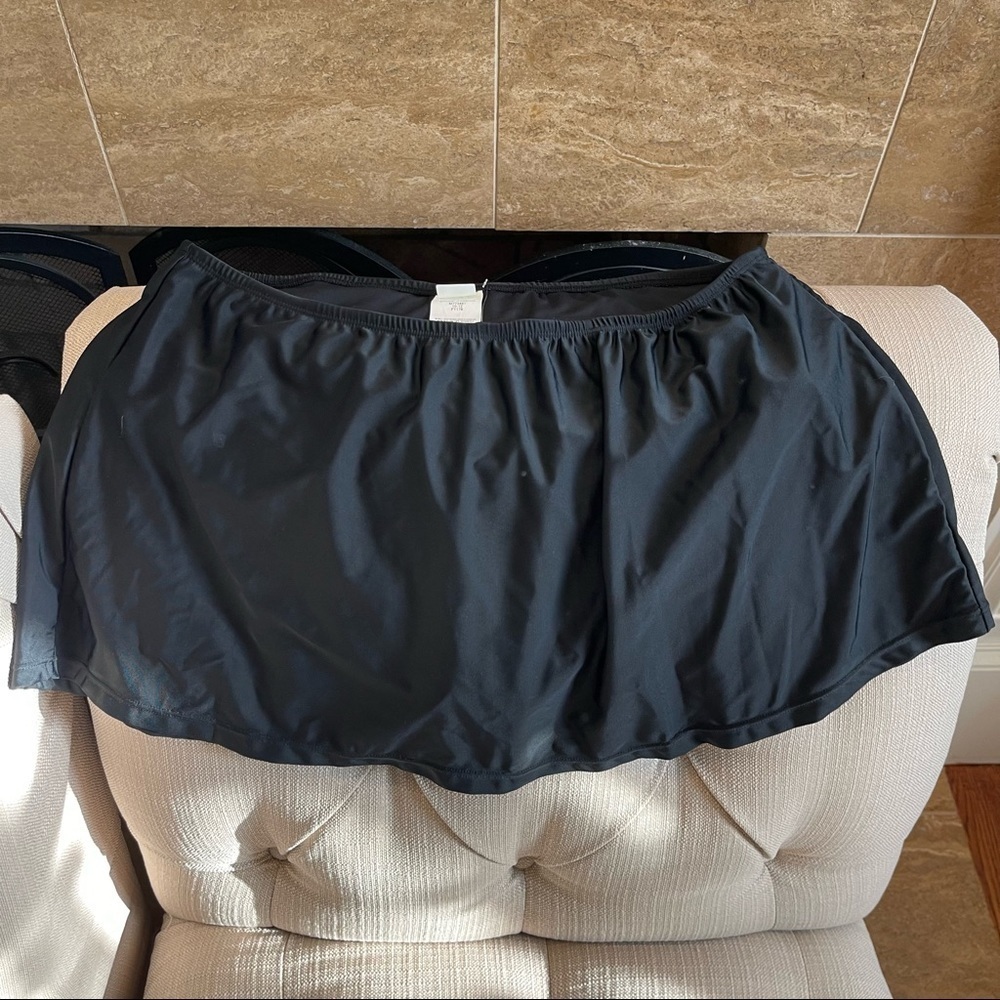 F: Island Escape NWT Women’s Swim bottom Black Sz 16W